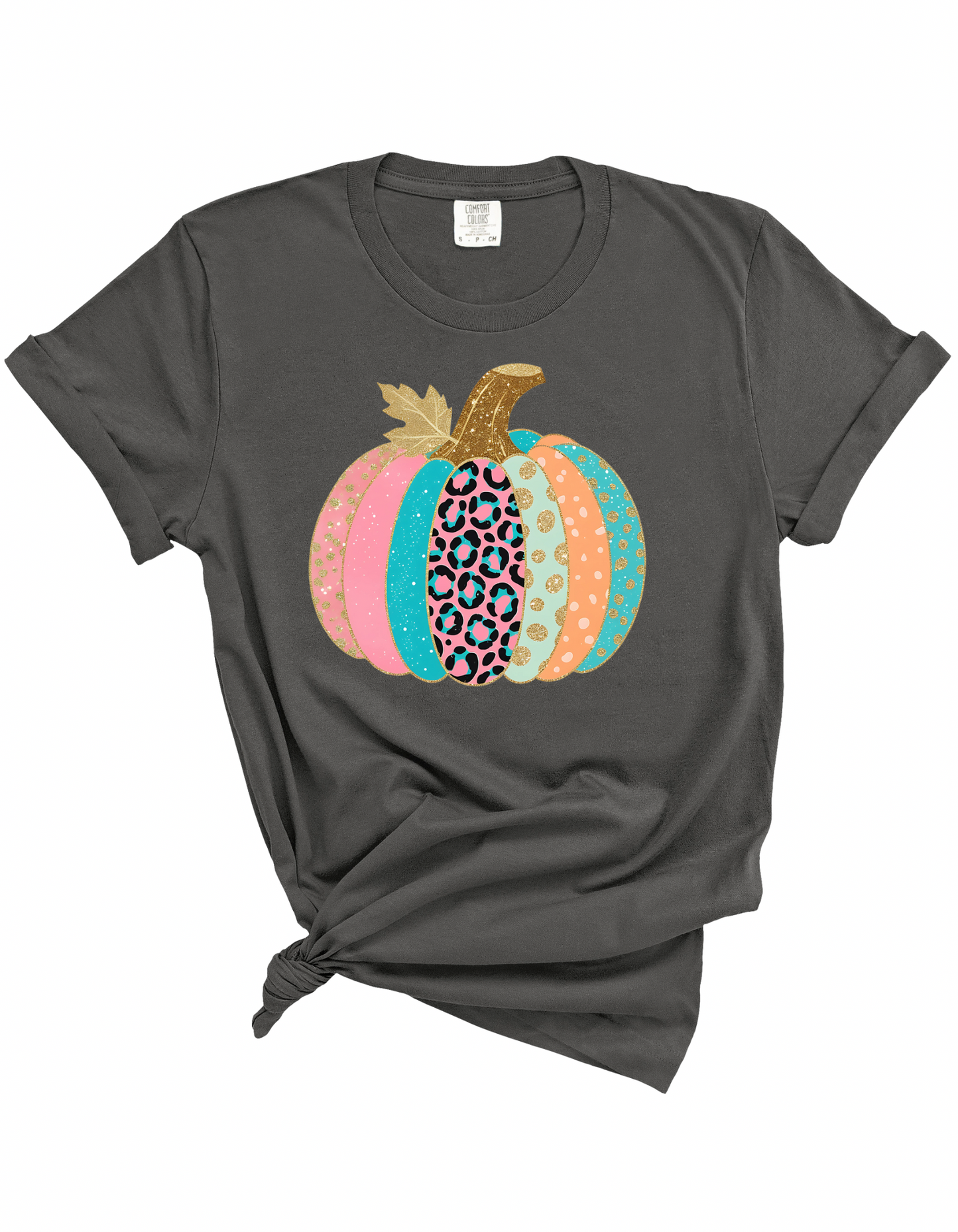Multicolored Pumpkin Tee