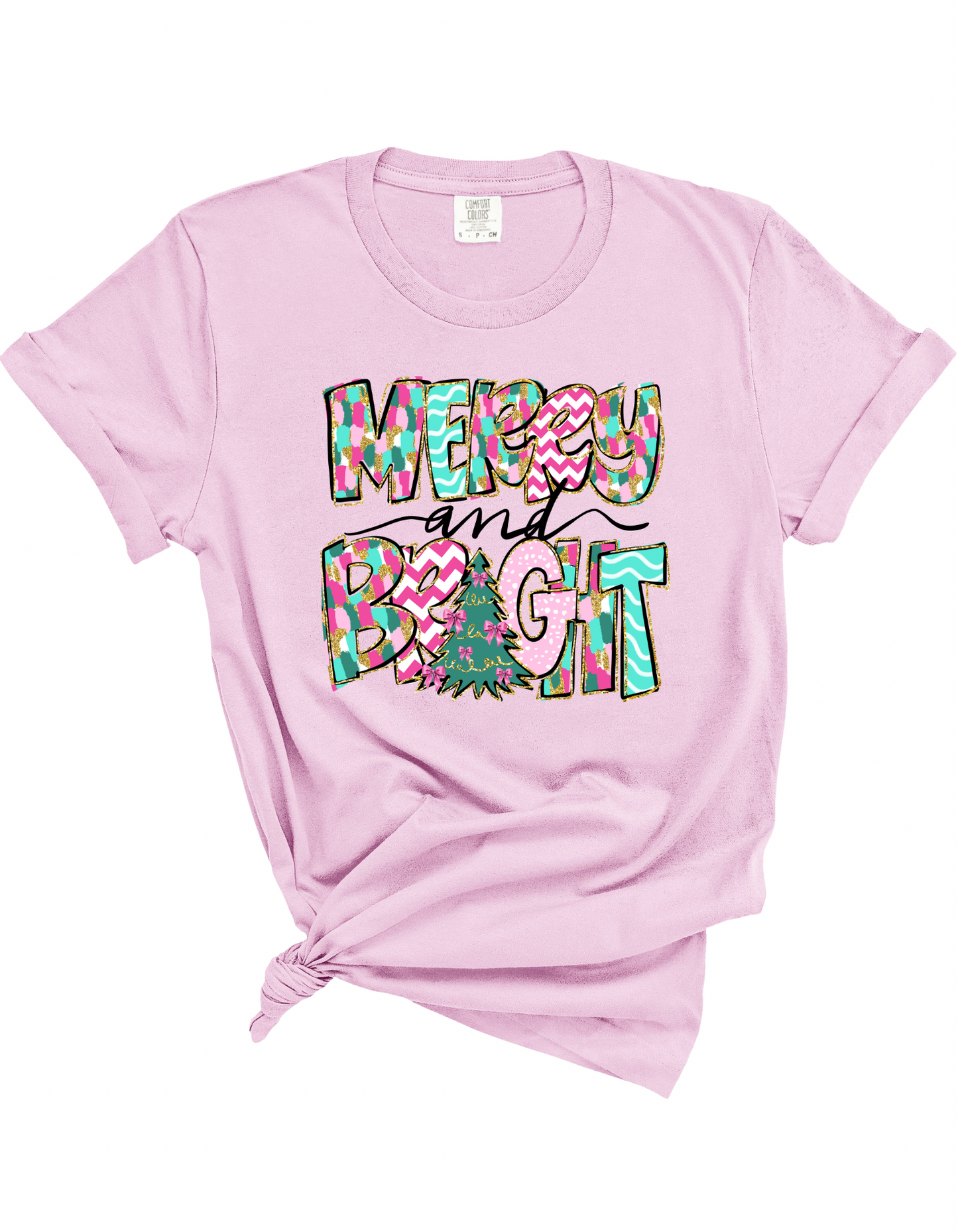 Glitter Merry & Bright Tee