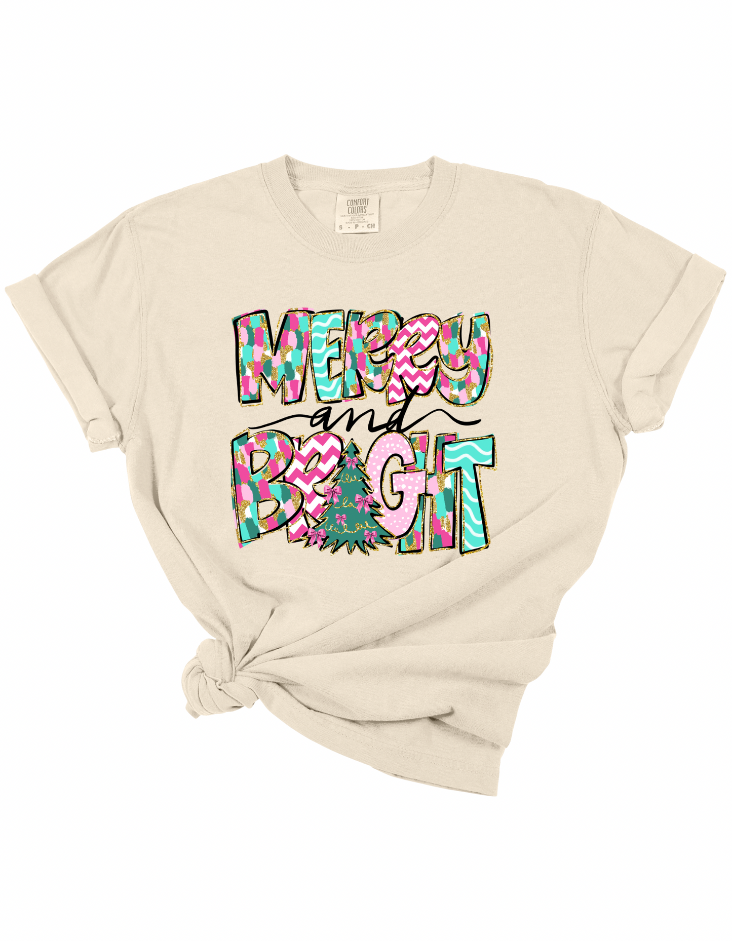 Glitter Merry & Bright Tee