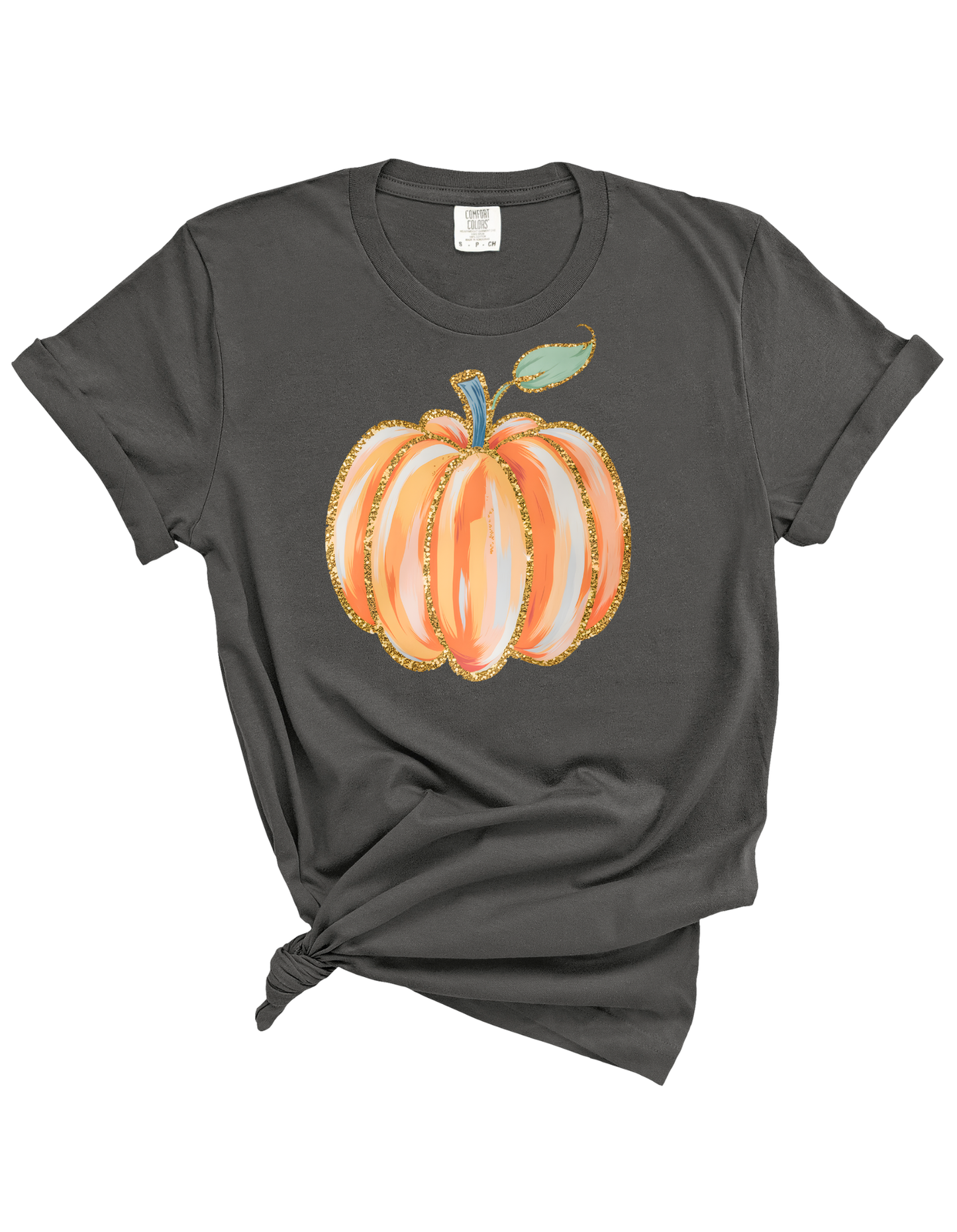 Glitter Pumpkin Tee