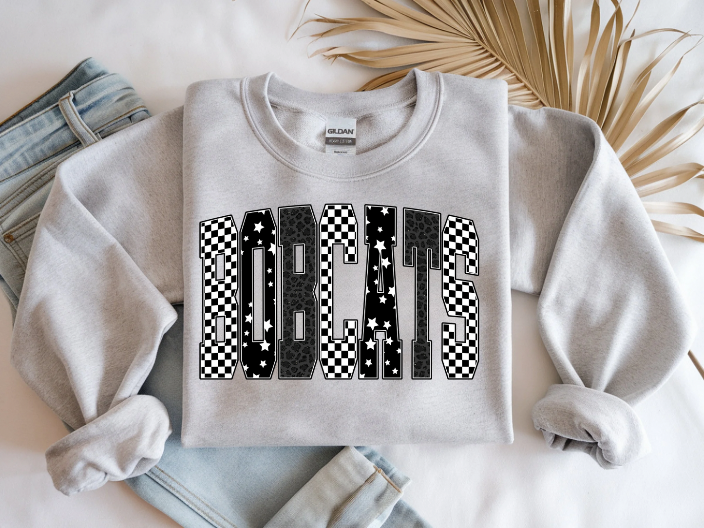 Multi-Retro Bobcats Sweatshirt