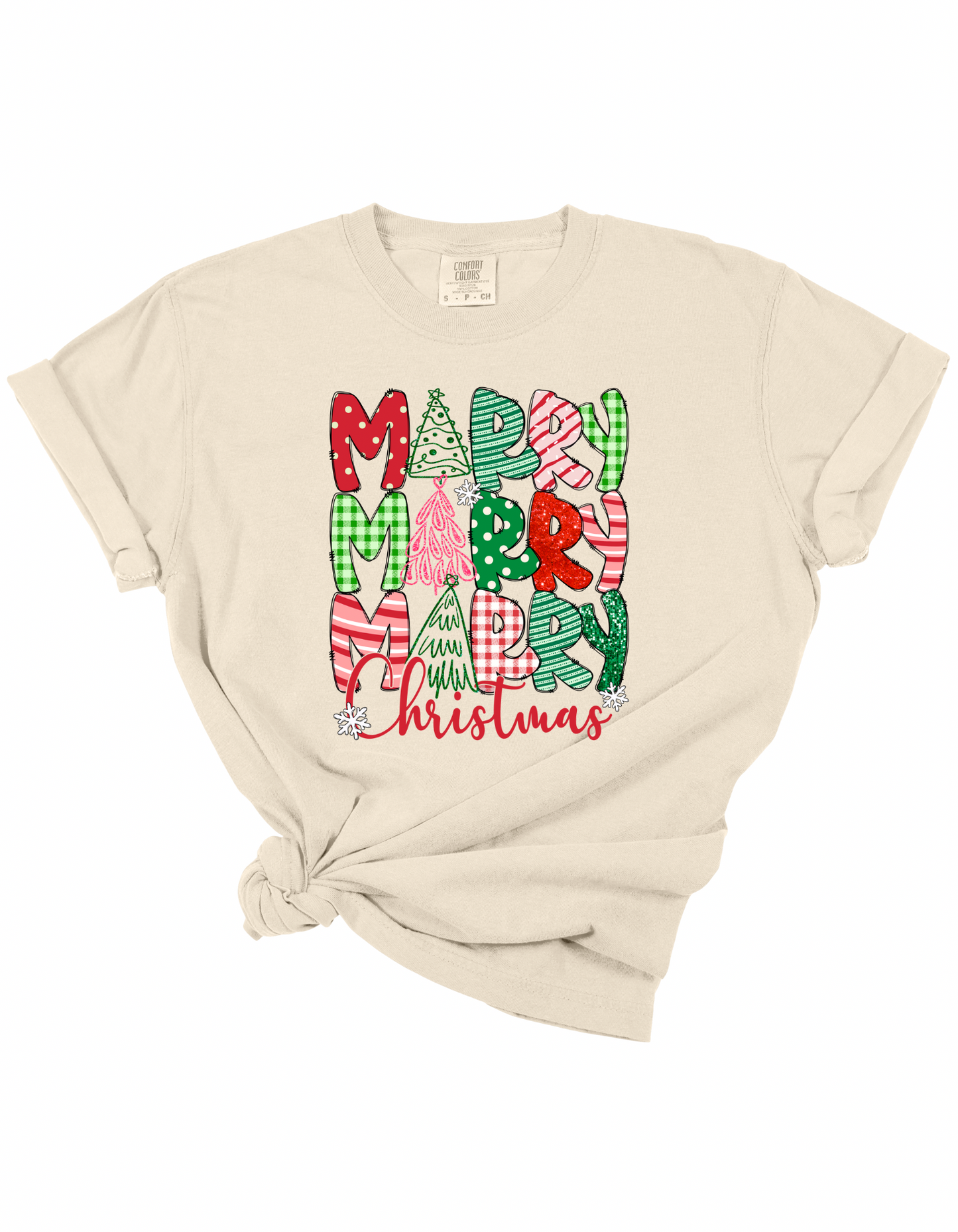 Merry Merry Merry Christmas Tee