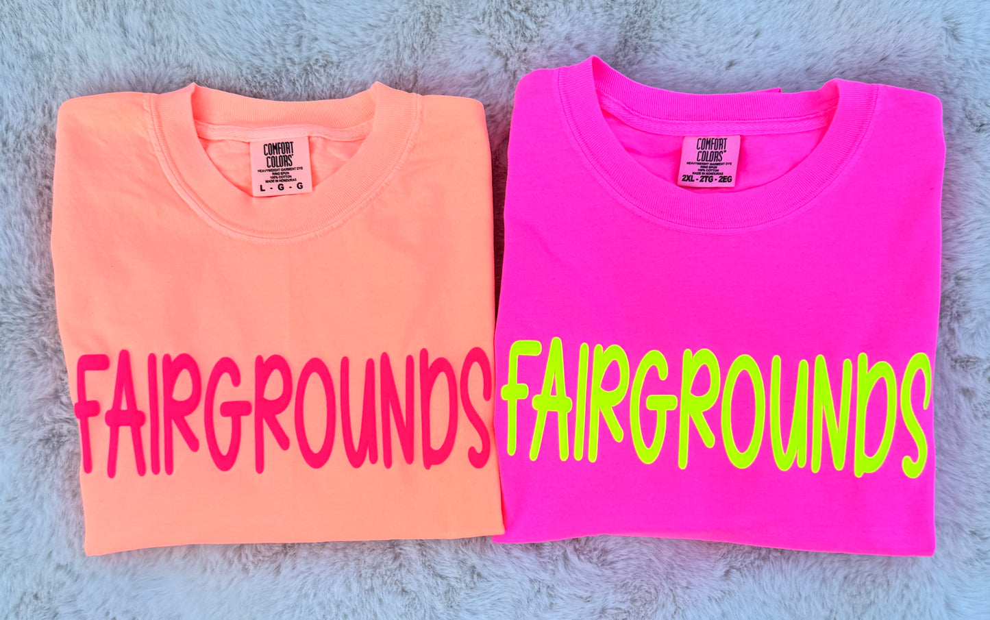 Neon Puff Fairgrounds Tee
