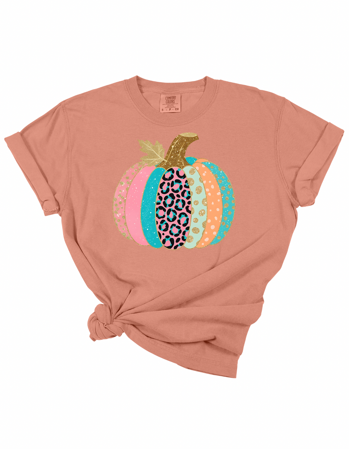 Multicolored Pumpkin Tee