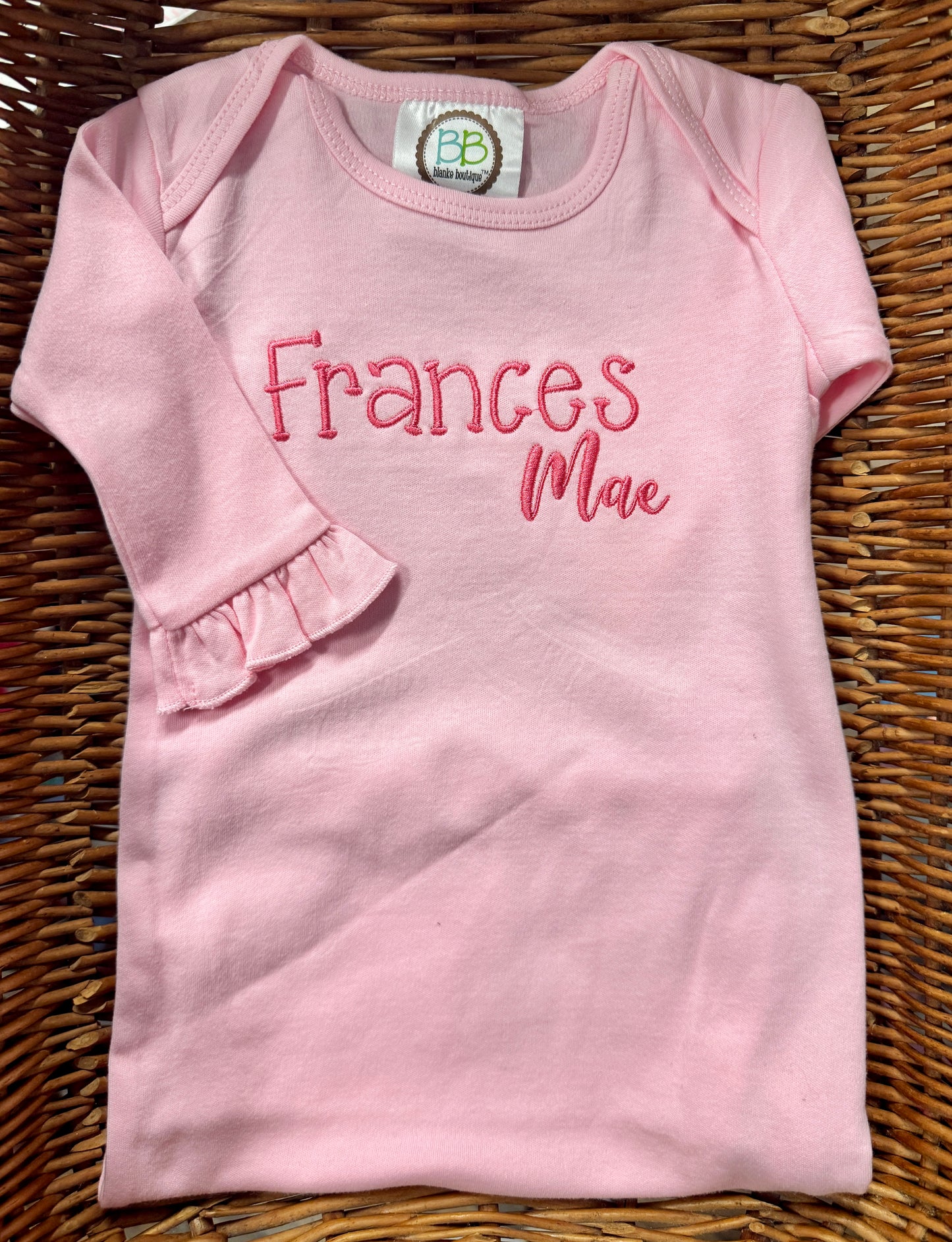 Ruffle Infant Gown