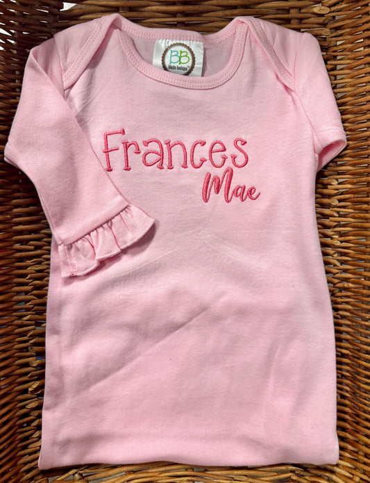 Ruffle Infant Gown
