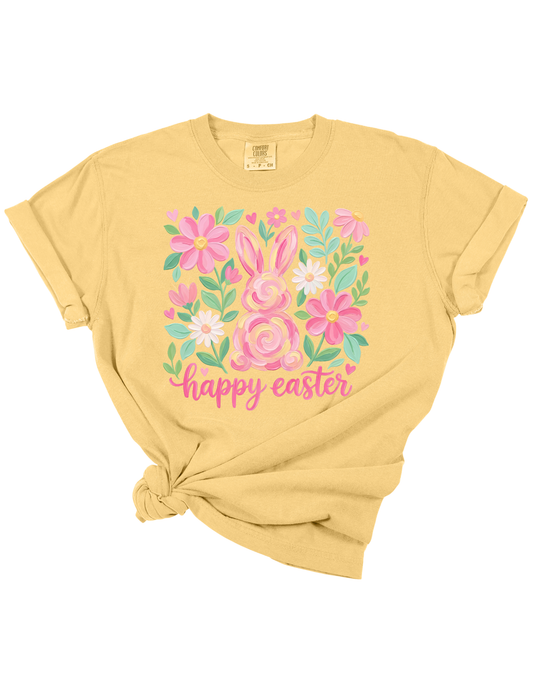 Watercolor Happy Easter Tee