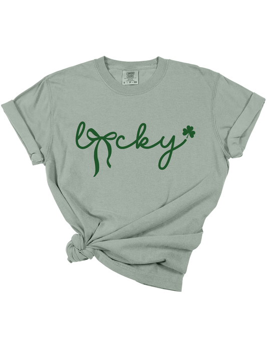 Lucky Coquette Bow Tee