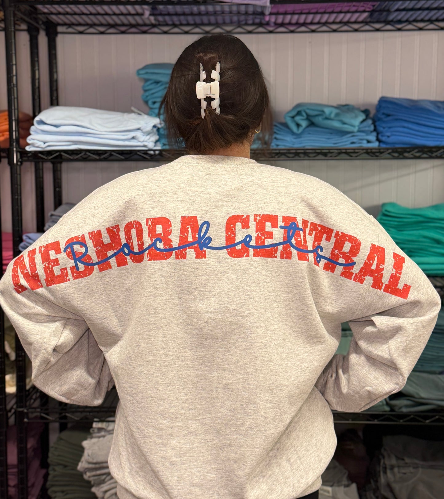 Custom Vintage Varsity Sweatshirt