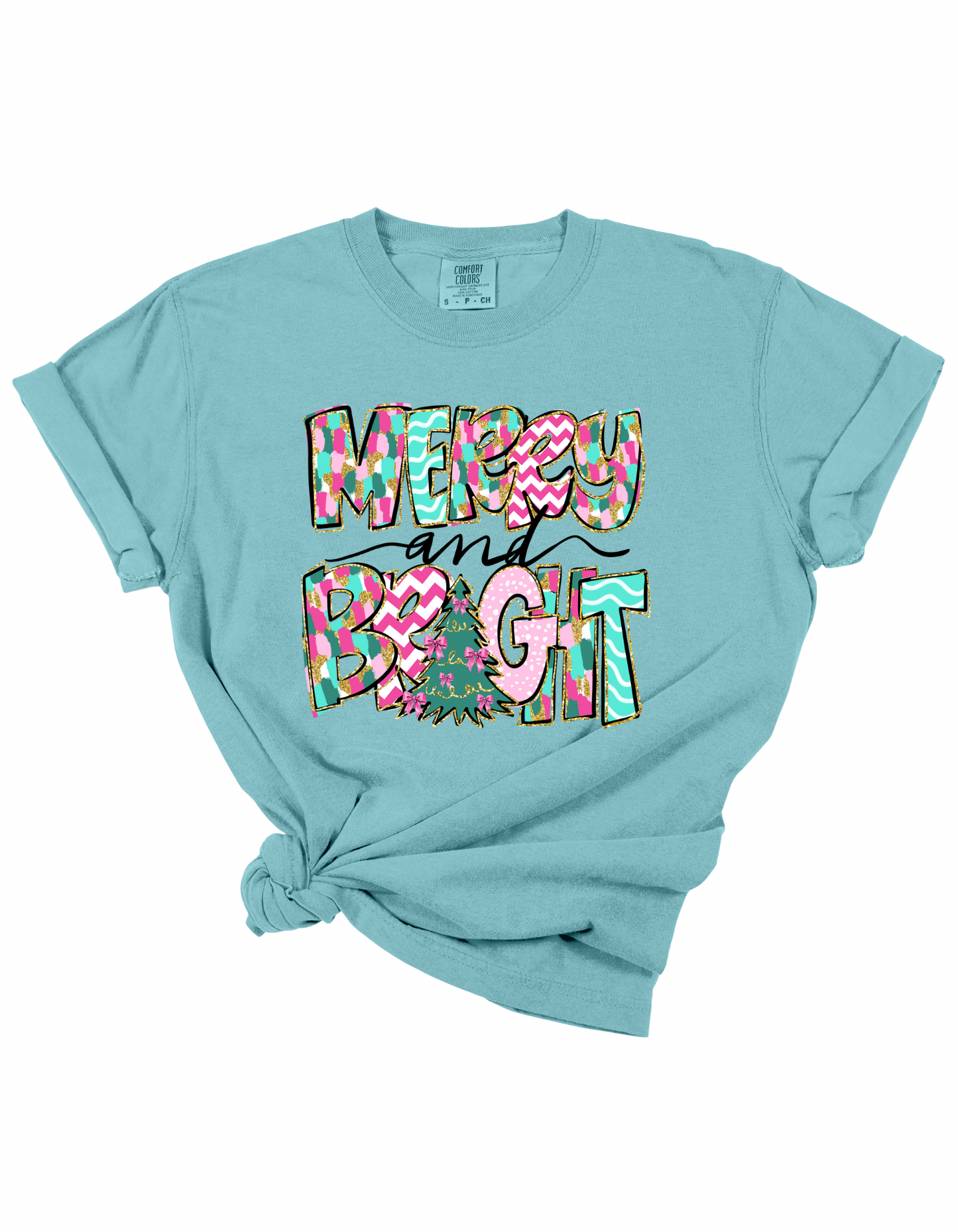 Glitter Merry & Bright Tee