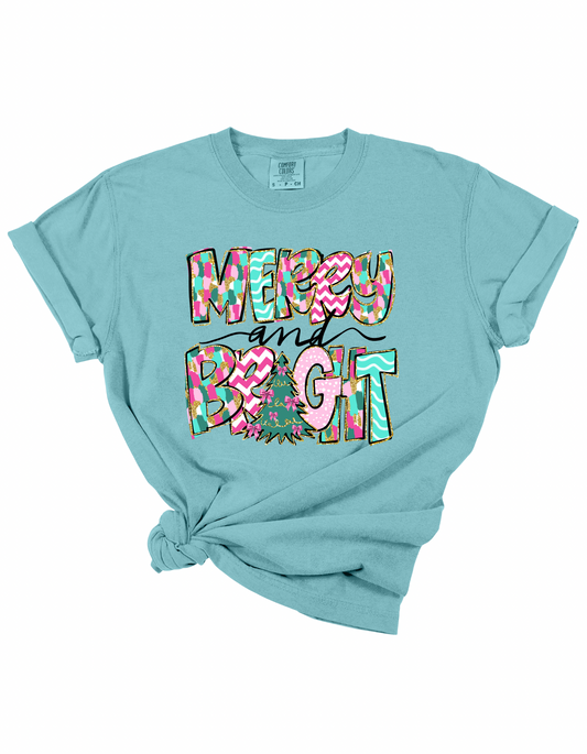 Glitter Merry & Bright Tee