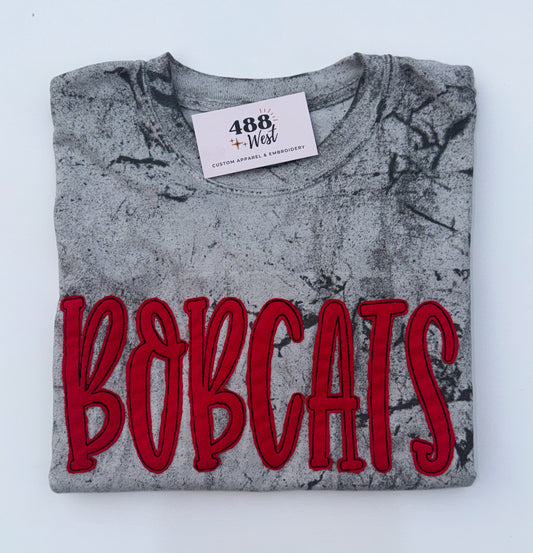 Rough Cut Embroidered Appliqué T-Shirt