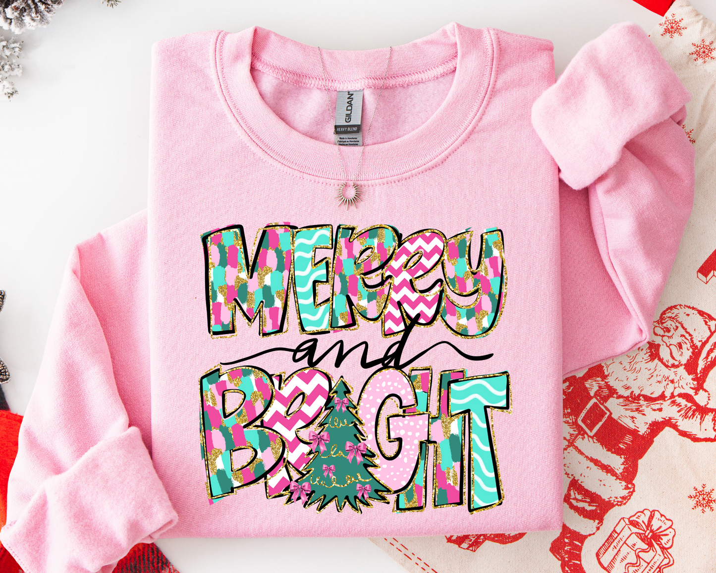 Glitter Merry & Bright Sweatshirt