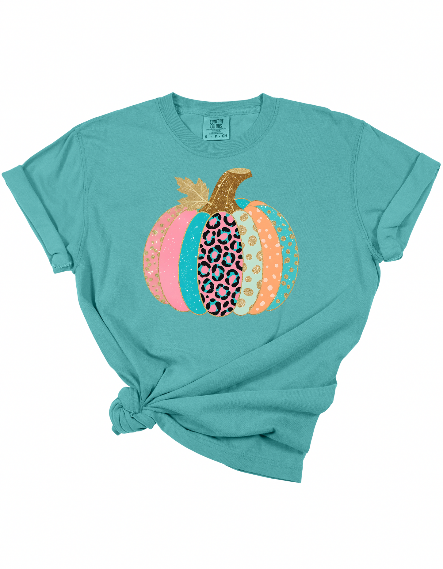 Multicolored Pumpkin Tee