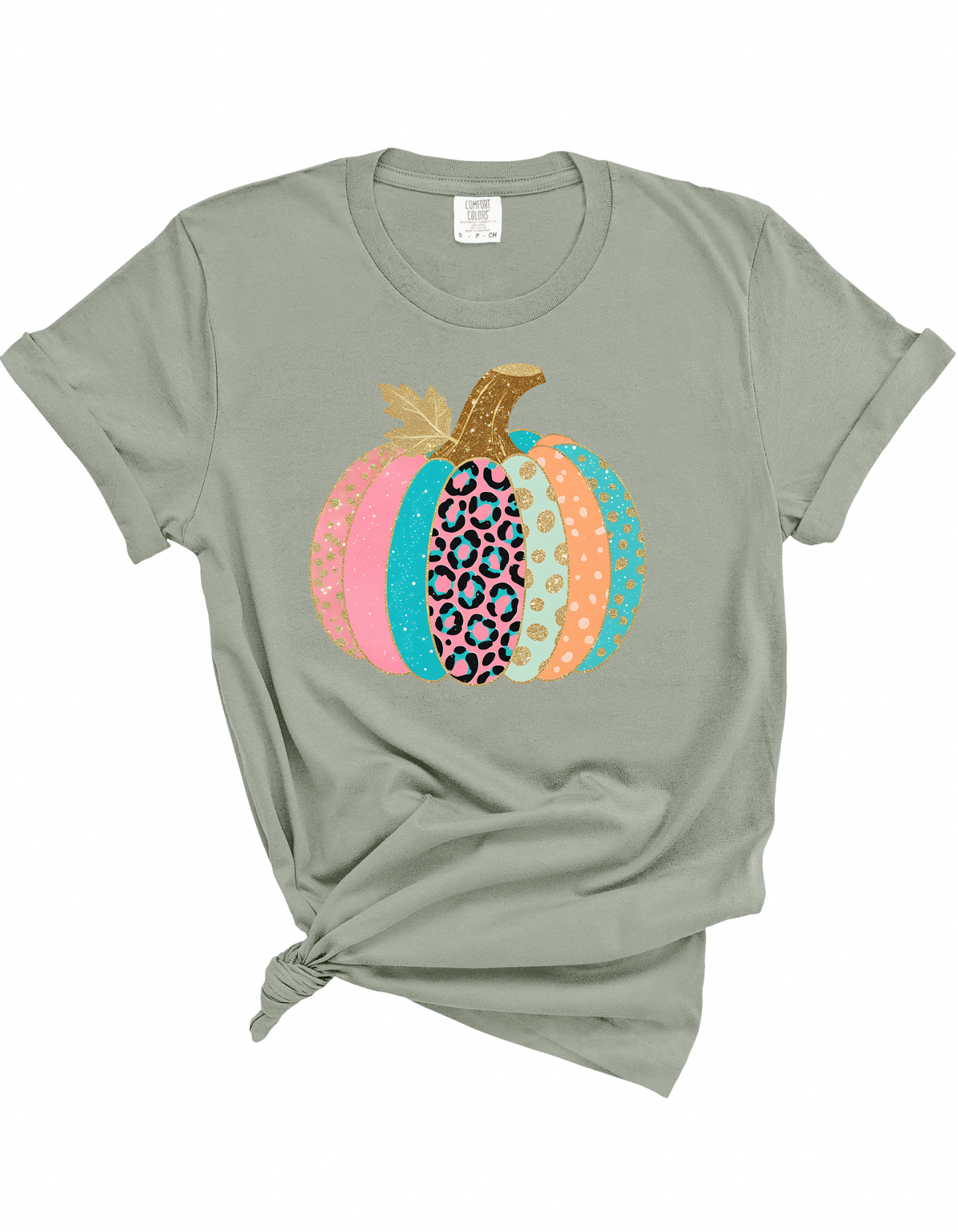 Multicolored Pumpkin Tee