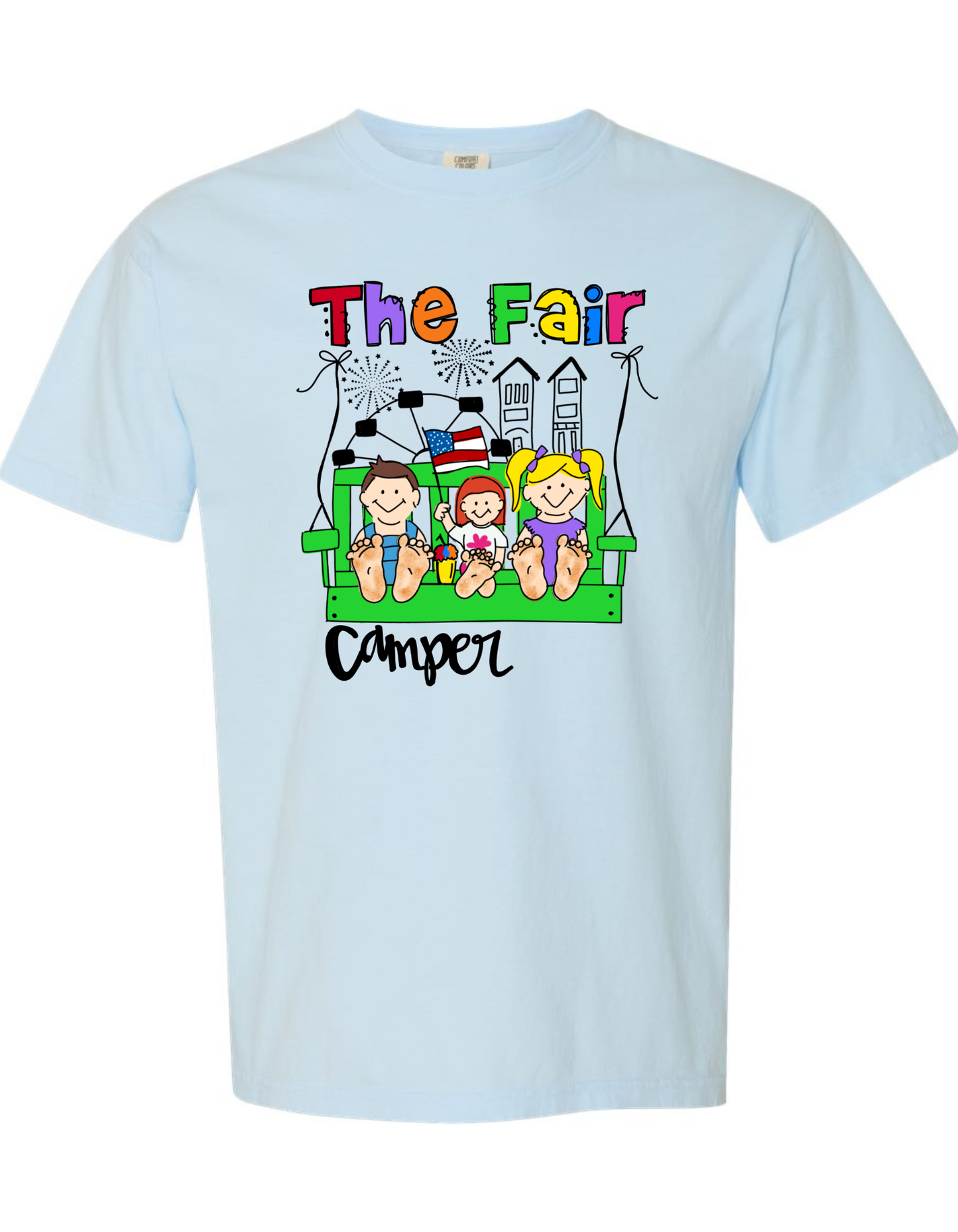 PREORDER: Custom Camper Number Fair Tee