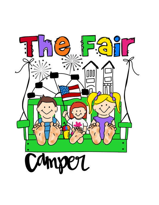 PREORDER: Custom Camper Number Fair Tee