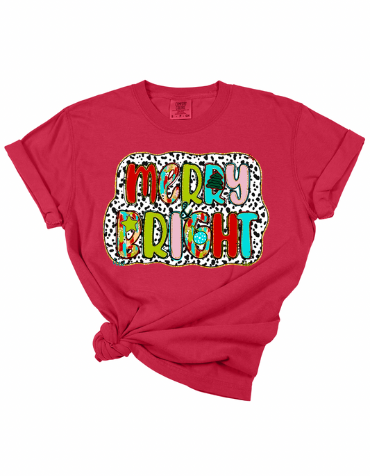 Spotted Merry & Bright Tee