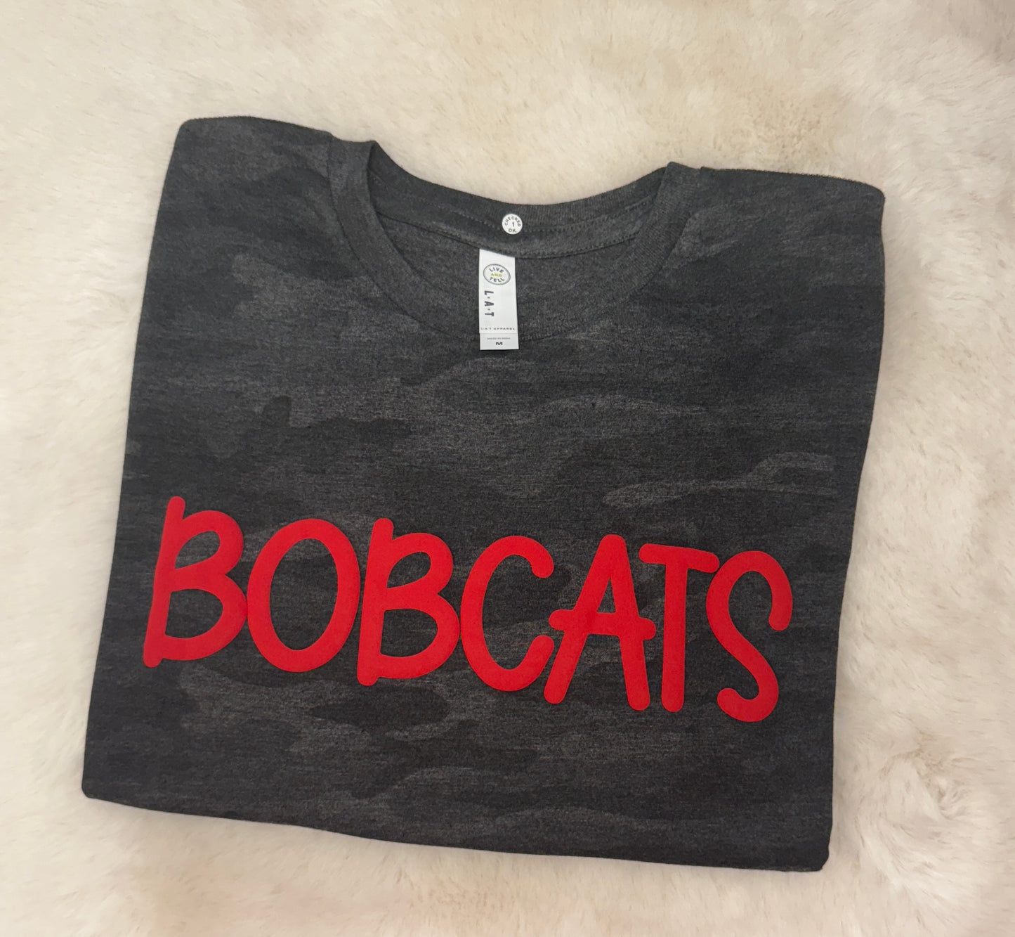 Camo Bobcats Tee