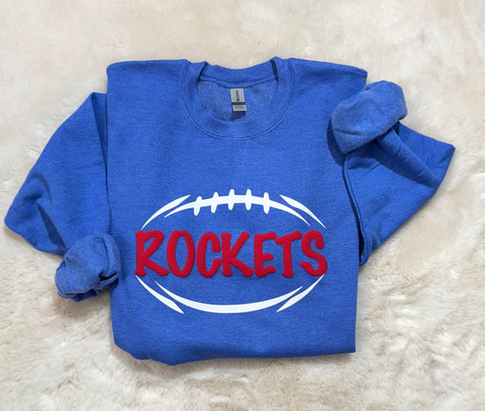 Rockets Football Puff Sweatshirt