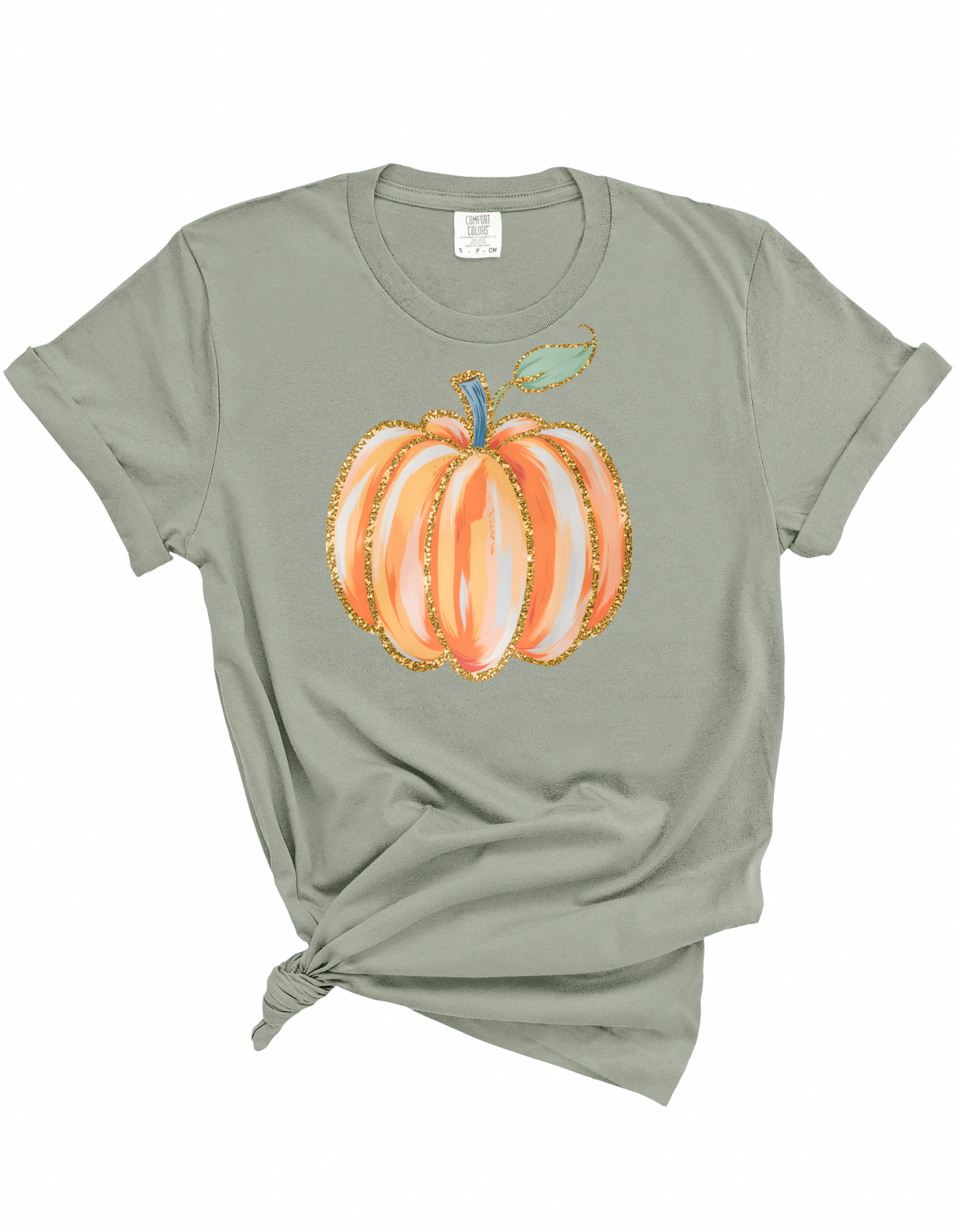 Glitter Pumpkin Tee