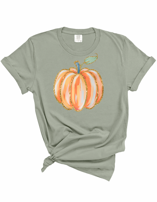 Glitter Pumpkin Tee