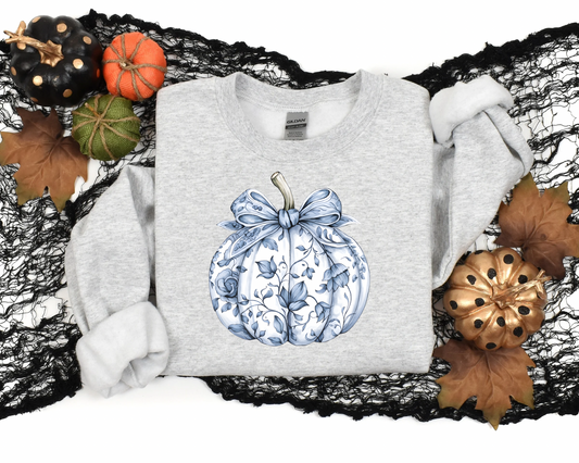 Floral Pumpkin Sweatshirt