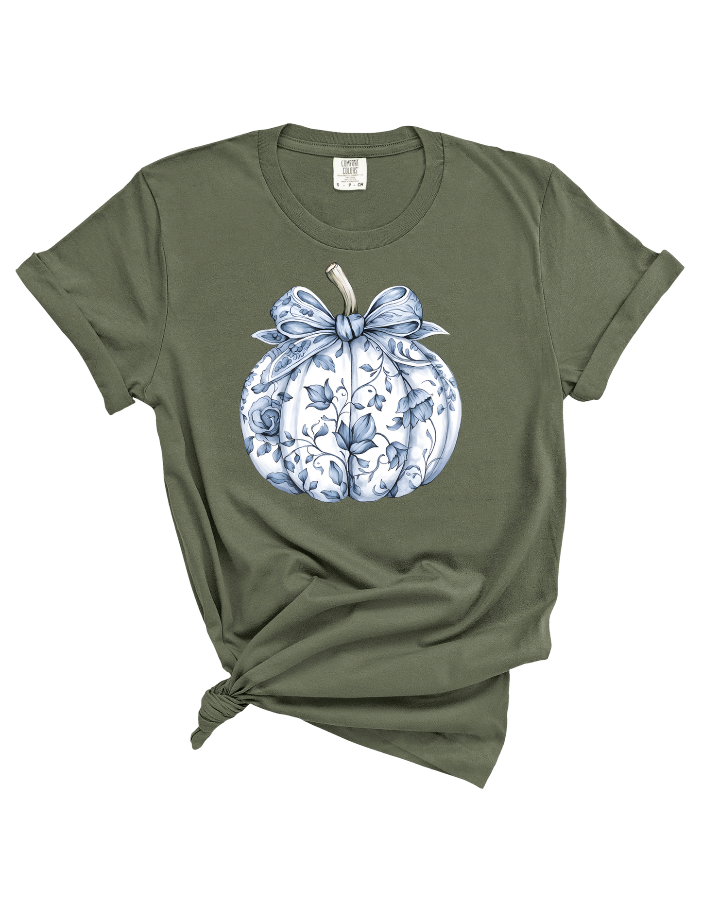 Floral Pumpkin Tee