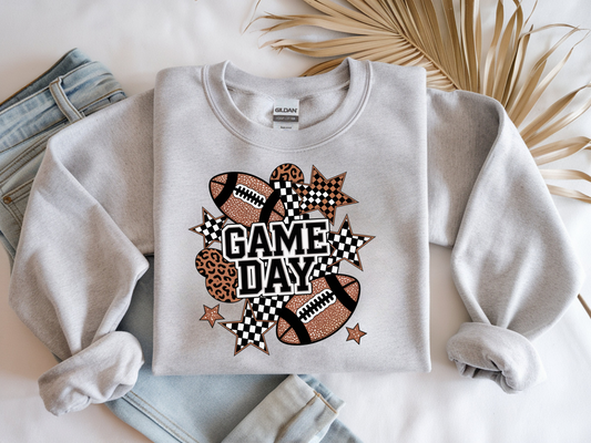 Checkered Game Day Sweatshirt