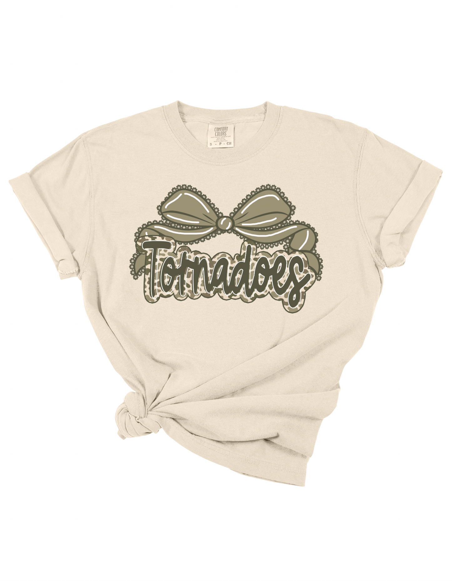 Camo Bow Tornadoes Tee