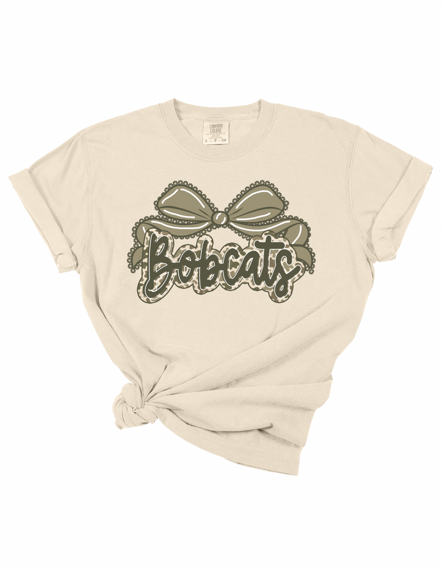 Camo Bow Bobcats