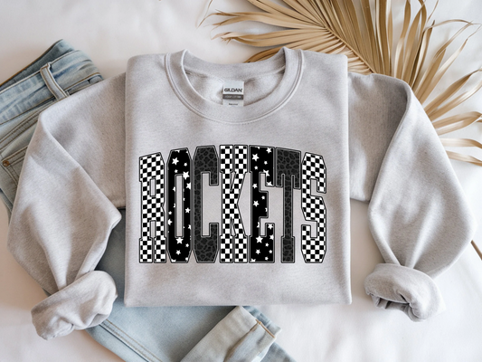 Multi-Retro Rockets Sweatshirt