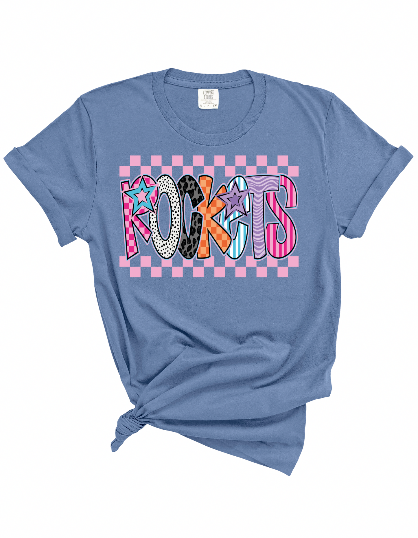 Checkered Rockets Tee