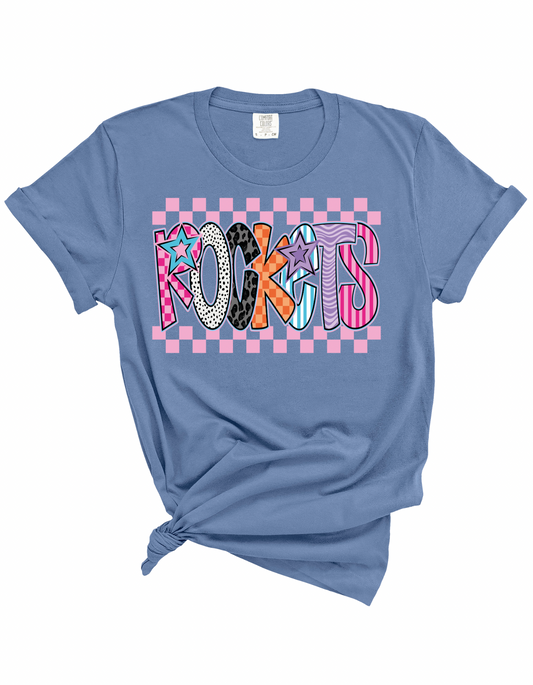 Checkered Rockets Tee