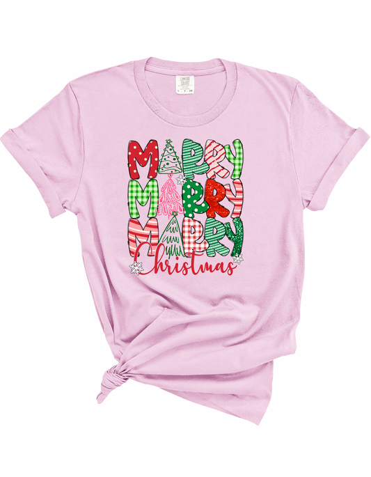 Merry Merry Merry Christmas Tee