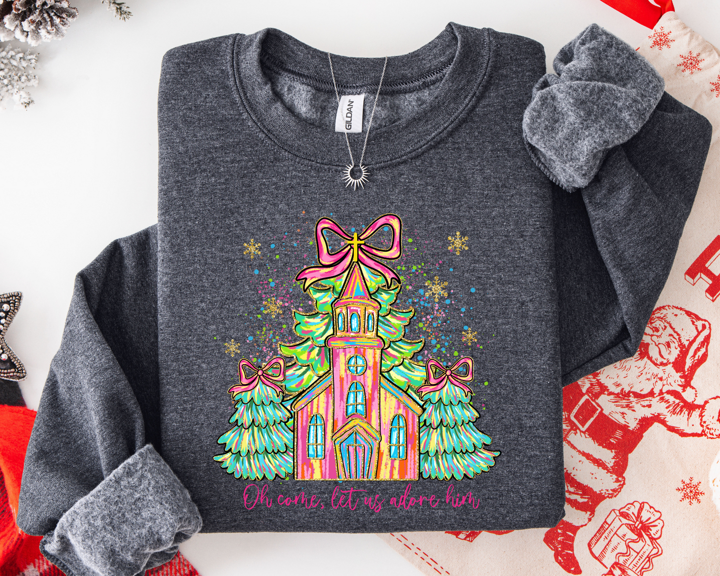 Let Us Adore Him Sweatshirts