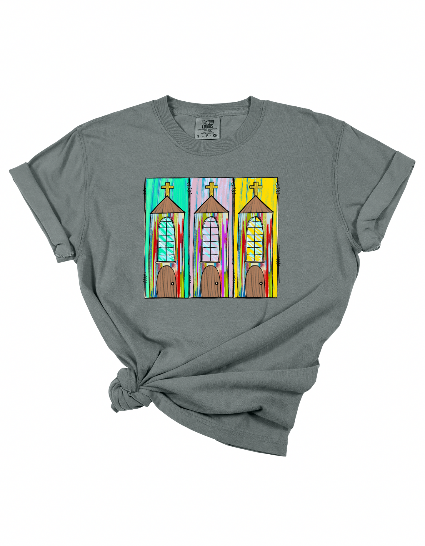 Three Churches Tee