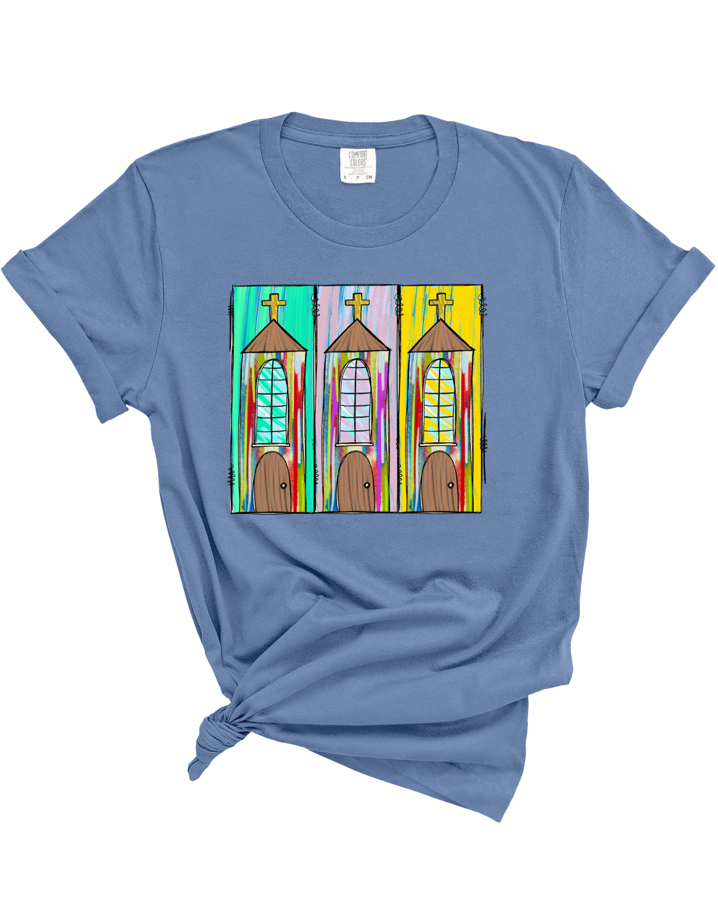 Three Churches Tee