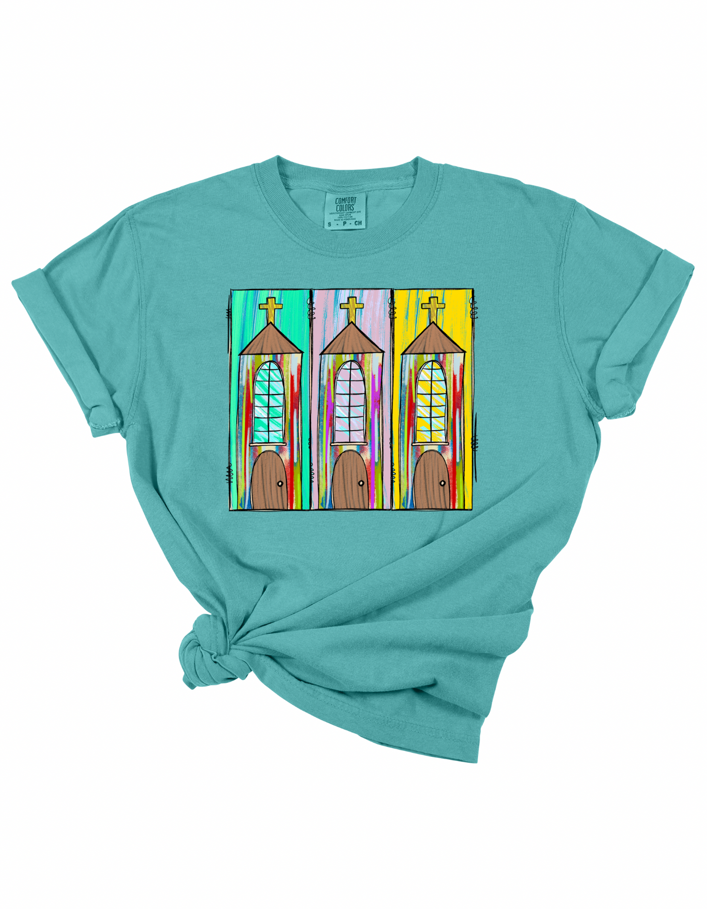 Three Churches Tee