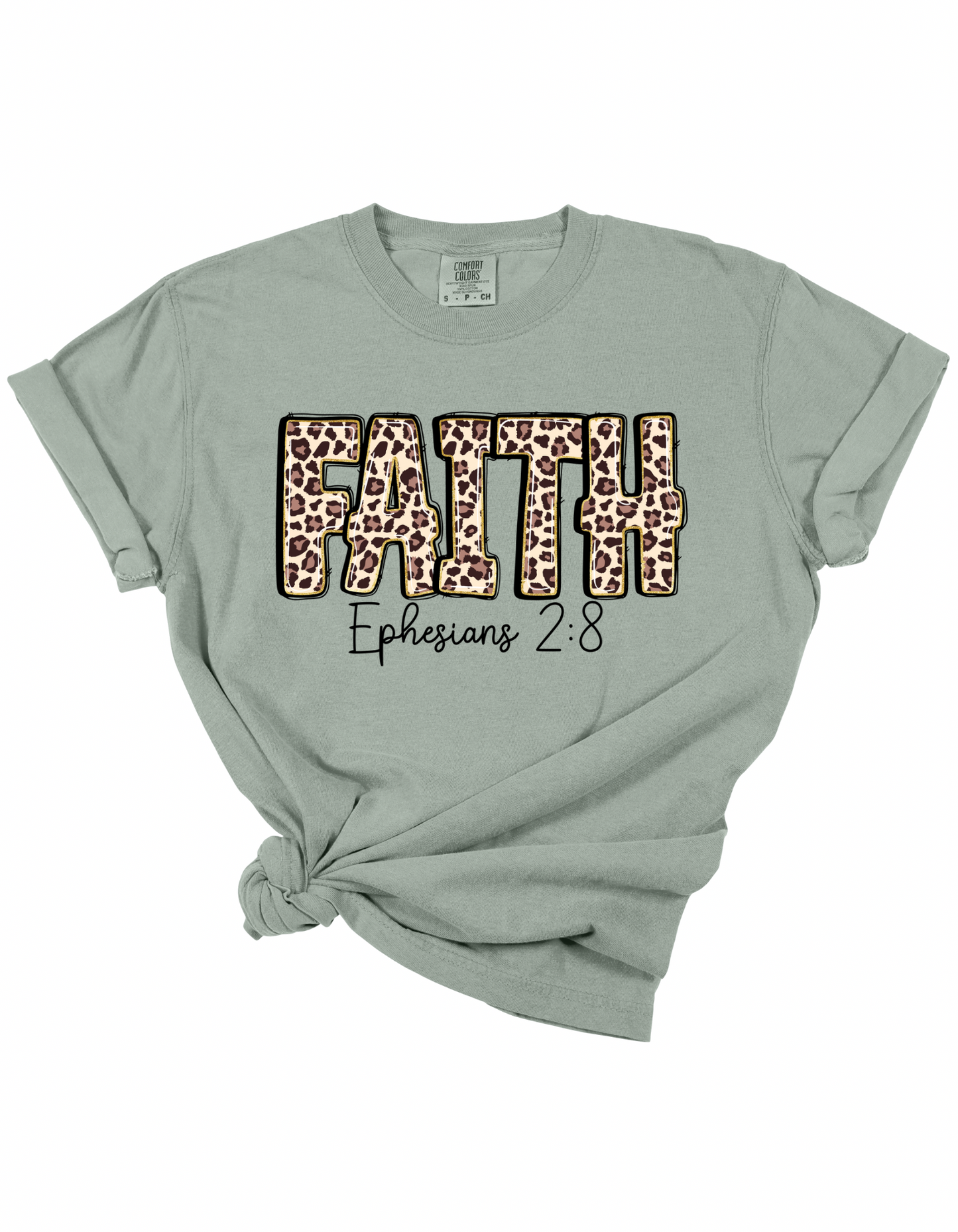 Leopard Faith Tee