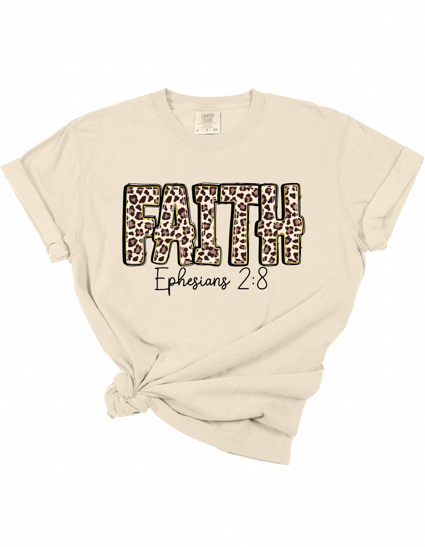 Leopard Faith Tee