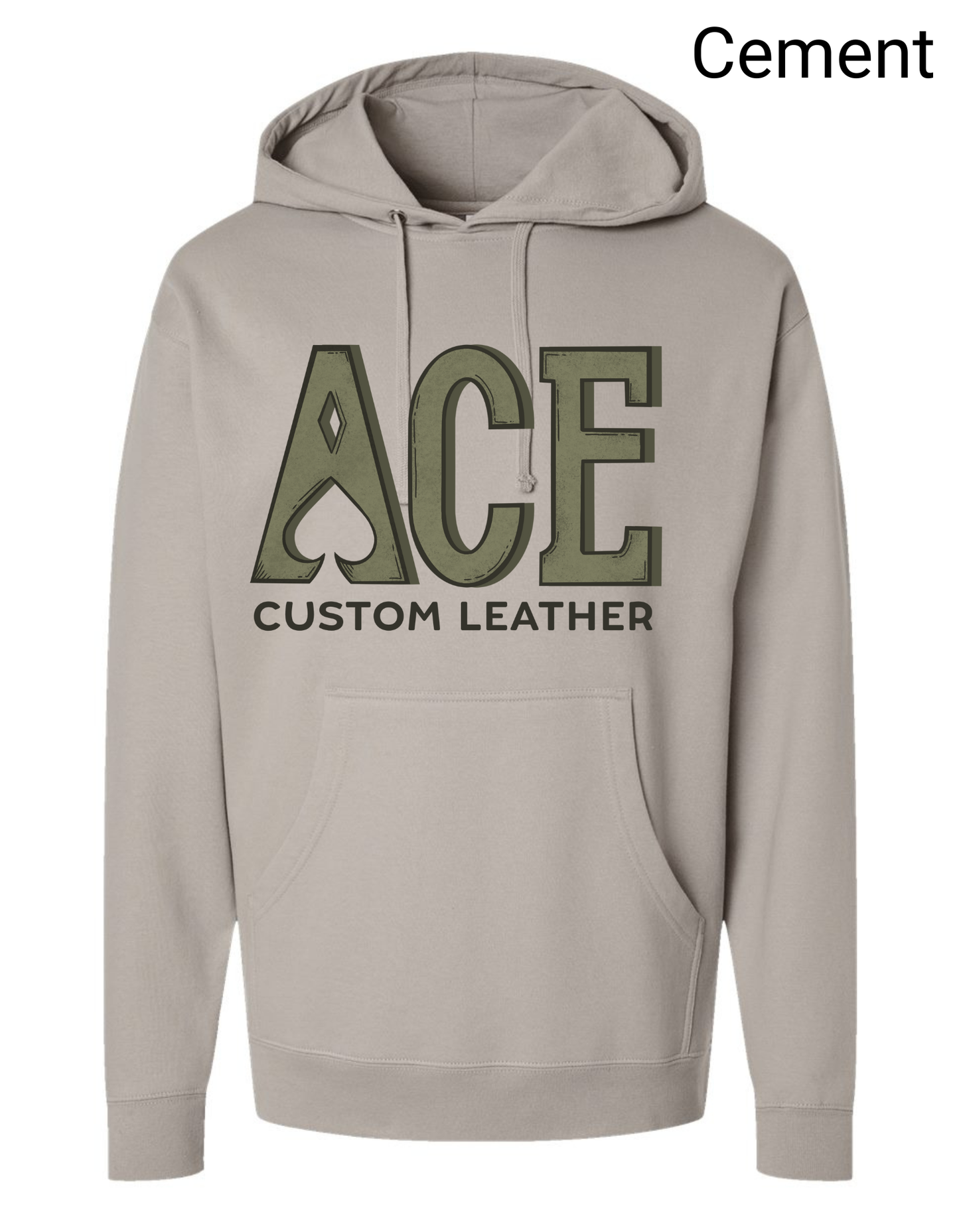 Ace Custom Leather Hoodie