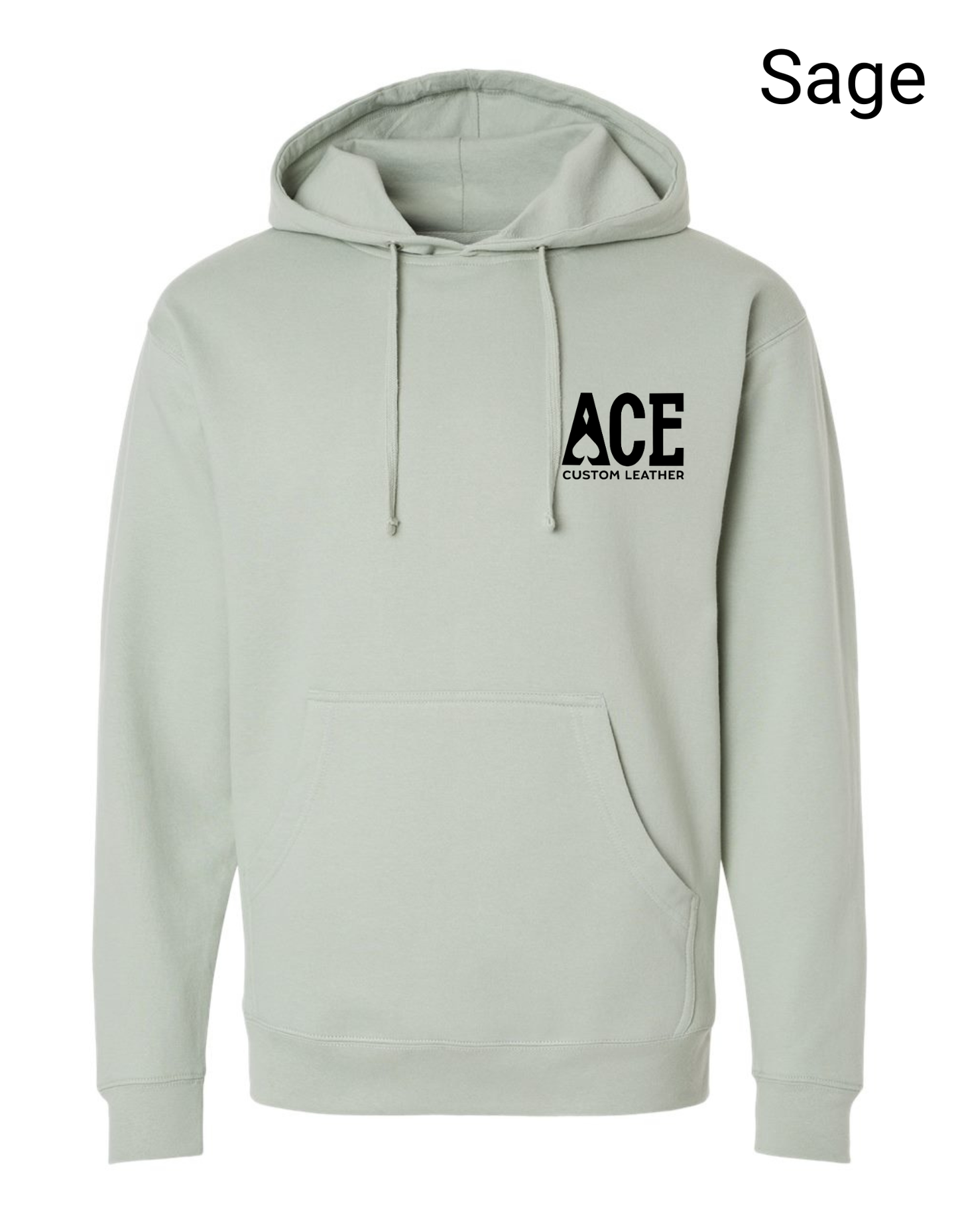 Ace Custom Leather Hoodie