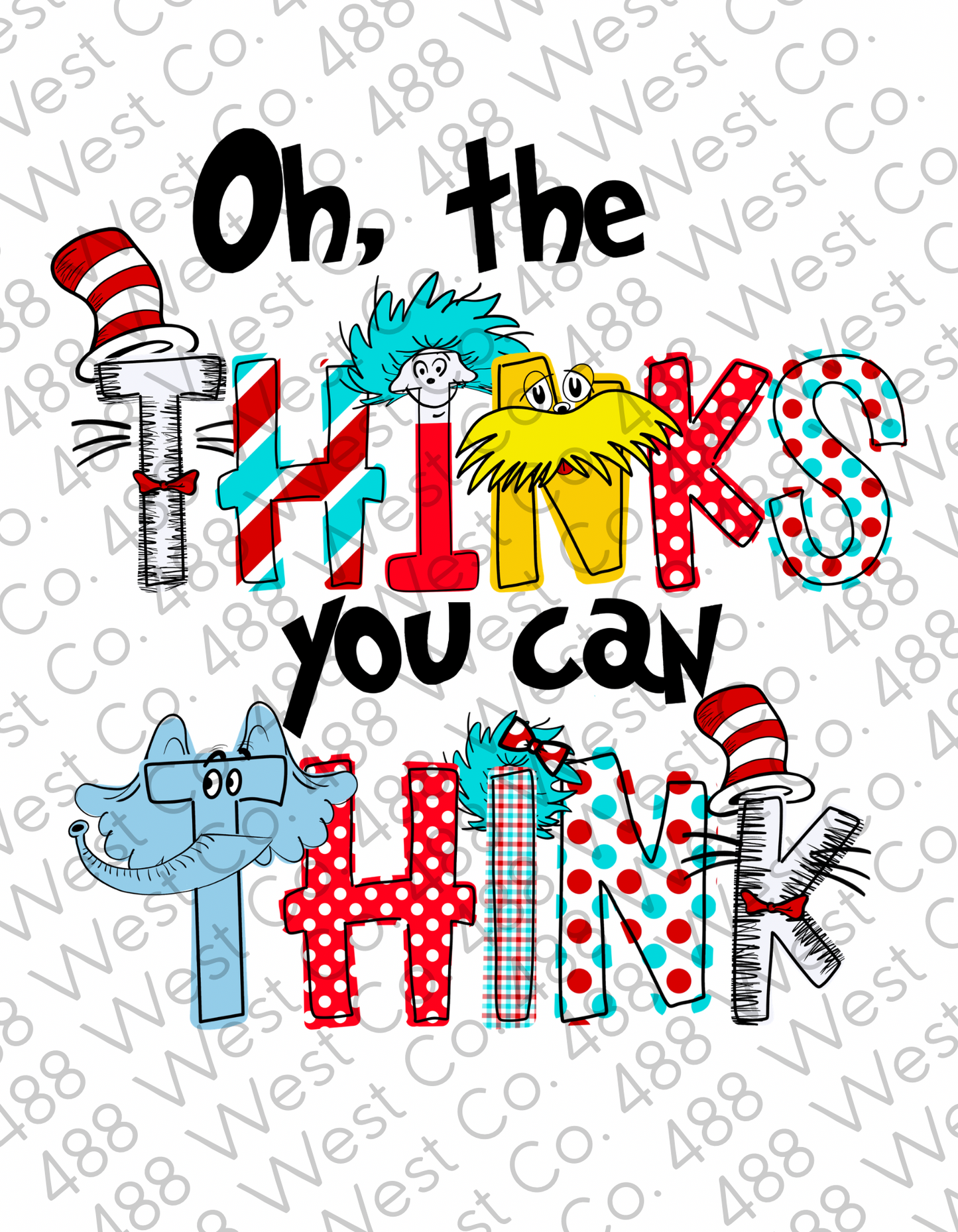 Oh The Thinks Tee
