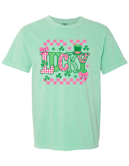 Multi-print Lucky Tee